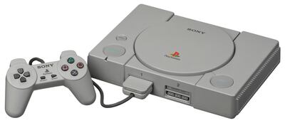 This is a Japanese SCPH-1000, which was the very first model of PlayStation commercially released. Wikipedia Commons