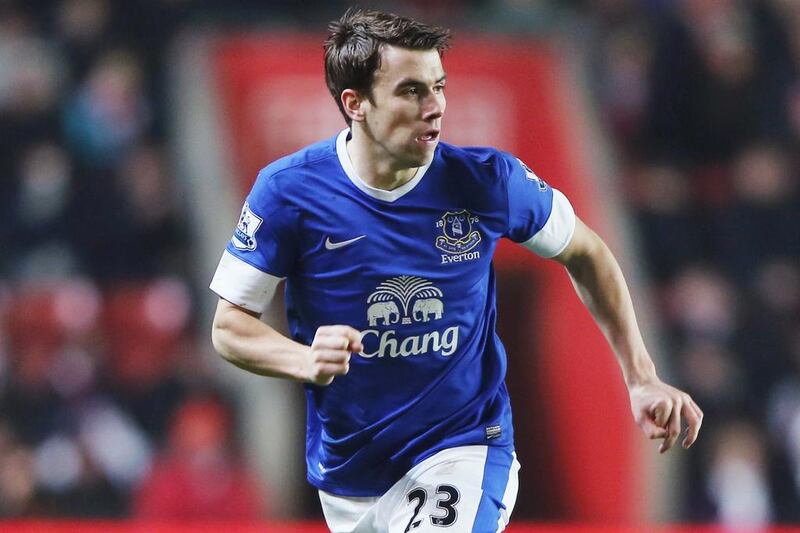 Right-back: Seamus Coleman, Everton. Superb going forward. A fine player for David Moyes, the energetic Irishman has reached a new level for Roberto Martinez. Ian Walton / Getty Images