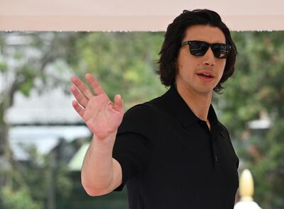 Adam Driver is one of the few American stars attending the festival, as he's been granted a waiver. EPA