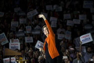 Elizabeth Warren, one of the Democratic presidential candidates, has a reputation for being tough and honest. Zach Gibson / Getty Images