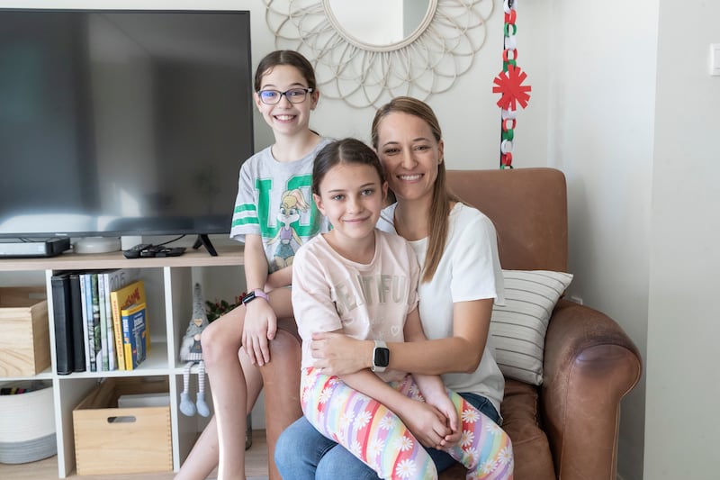 Primary school teacher Gina Lloyd bought a Dh2 million three-bedroom villa in Dubai's Mira Oasis. She lives there with her husband, Jarred, and their two children, Kiara, 11, and nine-year-old Kelcy. All photos: Antonie Robertson / The National