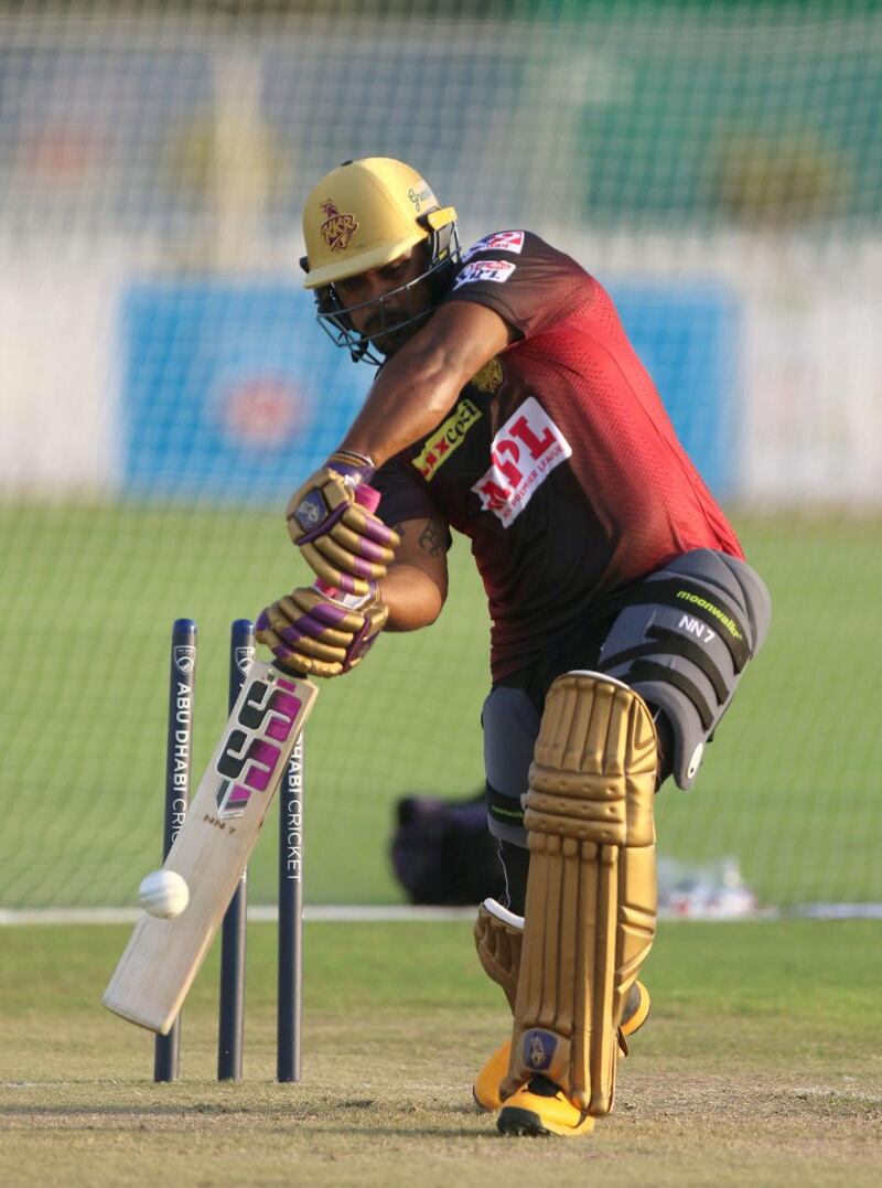 Kolkata Knight Riders' Indian contingent continued their preparations for the IPL with a training session at the Tolerance Oval on Abu Dhabi on Friday. Courtesy Kolkata Knight Riders