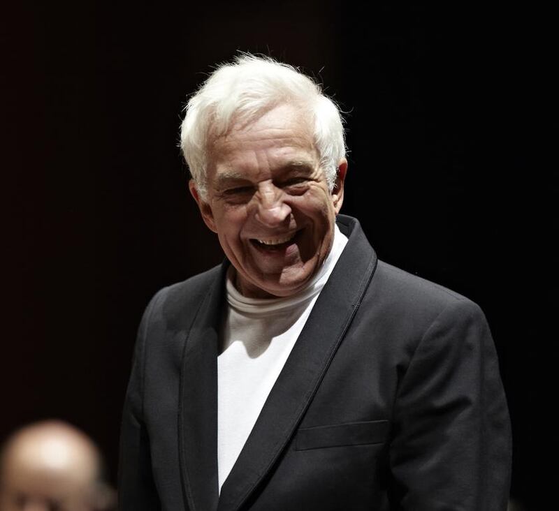 The acclaimed Russian conductor, Vladimir Ashkenazy. Courtesy Keith Saunders