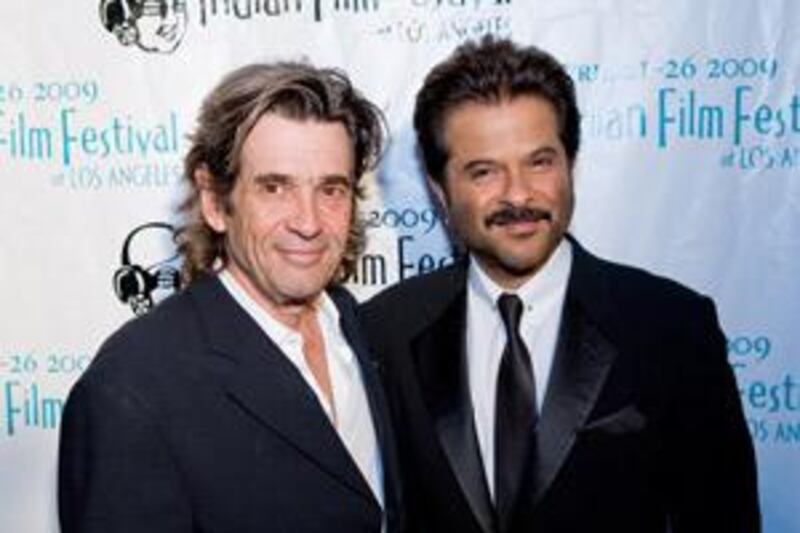 East meets West: the Screen Actors Guild president Alan Rosenberg and Anil Kapoor at the Indian Film Festival of Los Angeles.