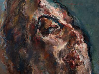 Marwan Kassab-Bachi's Head (1975-1976), from the Barjeel Art Foundation's collection. Photo: Barjeel Art Foundation