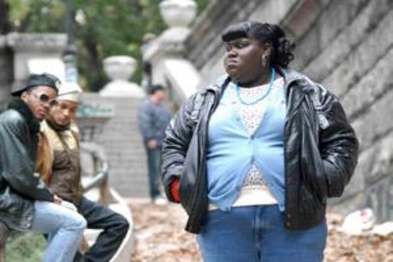 Gabourey Sidibe stars as Claireece "Precious" Jones in the film Precious: Based on the Novel Push by Sapphire.