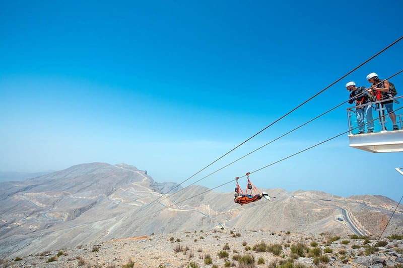 Number of international visitors to Ras Al Khaimah rose 14 per cent during the first half of this year as adventure tourism in the northern emirate continues to grow. Courtesy: Ras Al Khaimah Tourism Development Authority.(RAKTDA)