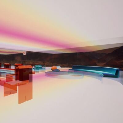 NFT house, named 'Mars House', a digital artwork by Krista Kim, has sold for more than $500,000. Courtesy Krista Kim