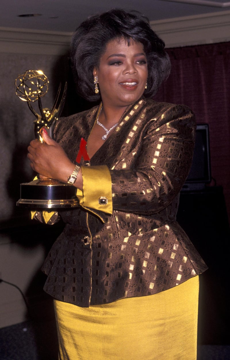 NEW YORK CITY - JUNE 23:  Opray Winfrey attends 19th Annual Daytime Emmy Awards on June 23, 1992 at the Sheraton Hotel in New York City. (Photo by Ron Galella, Ltd./Ron Galella Collection via Getty Images)