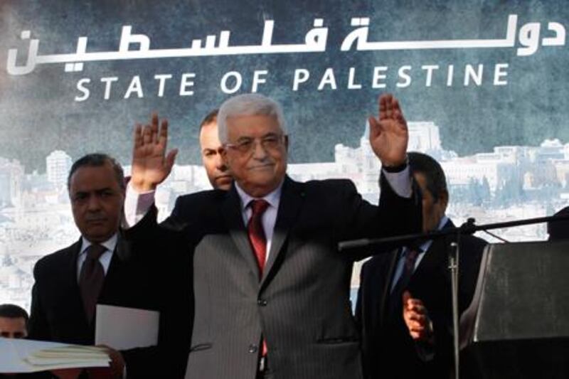 Palestinian President Mahmoud Abbas decreed that 'State of Palestine' must replace 'Palestinian Authority' as the name of his self-rule government. AP Photo/Nasser Shiyoukhi