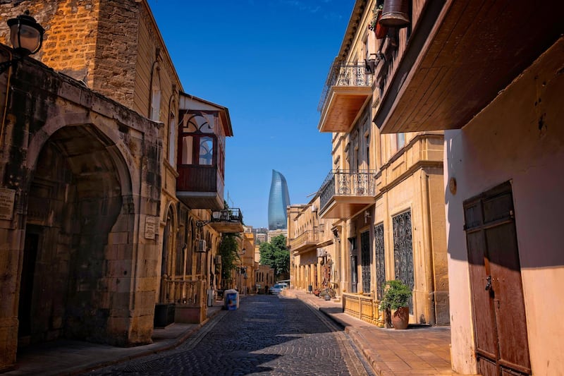 7. BAKU, TWO HOURS, 50 MINUTES: Just under three hours from the emirates, the Old Town in Baku, Azerbaijan is filled with history.