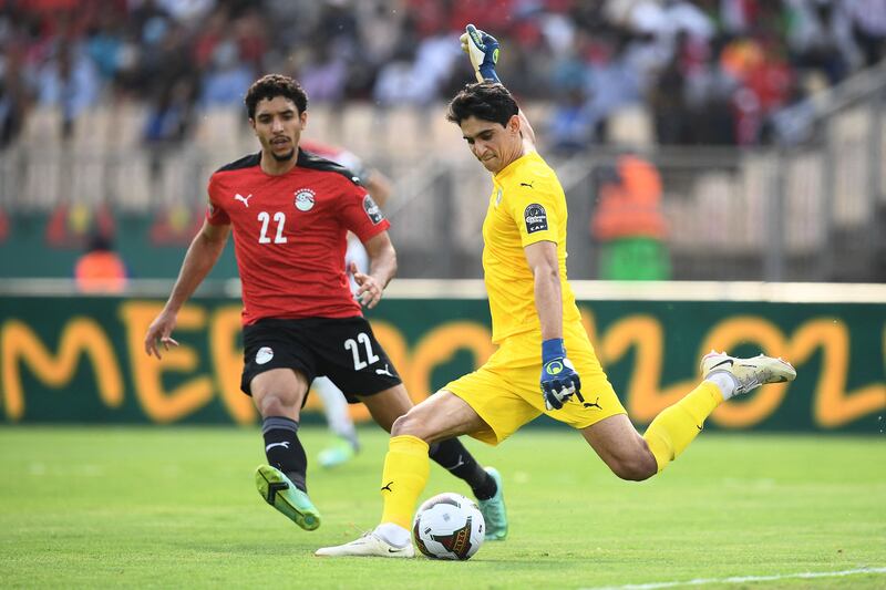 MOROCCO RATINGS: Yassine Bounou - 6, Made good saves and dealt with crosses into the box well. Was unlucky to see the ball fall to Salah after saving Abdelmonem’s header, while he couldn’t reach Salah’s pass to Trezeguet. AFP