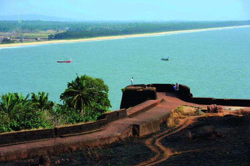 The view across the perimeter walls of the Bekal fort towards the coastline beyond. The 17th-century fort, which is the largest in the Indian state of Kerala, boasts an observation tower that was reputedly built by Tipu Sultan. Kerala’s tourism industry has chiefly been based in the south, around the city of Kochi, but the history-filled north is now starting to catch up, with large resorts. Photo by Amar Grover