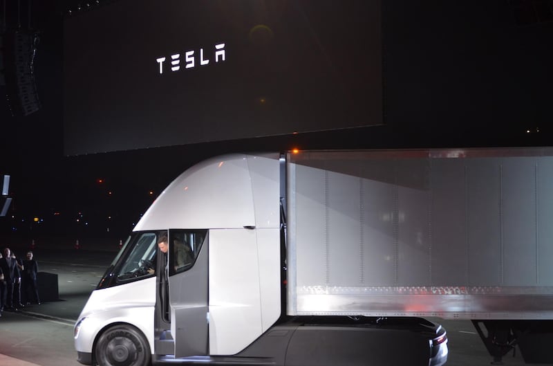 Some analysts fear the lorry will be an expensive distraction for Tesla, which is burning cash, has never posted an annual profit. Veronique Dupont / AFP Photo