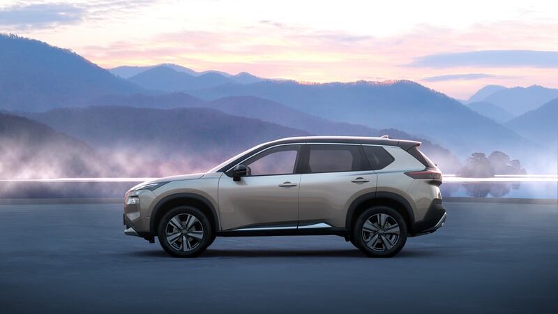 The new X-Trail has an elevated exterior