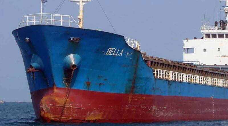 This undated image released by the US Department of Justice shows the Bella oil tanker. The US Justice Department on August 14, 2020, confirmed it had seized the fuel cargo aboard four tankers, including the Bella, sent by Iran to crisis-wracked Venezuela, tying the shipments to Tehran's Revolutionary Guards and stepping up the pressure on its foe. "With the assistance of foreign partners, this seized property is now in US custody," the Justice Department said, putting the total at more than one million barrels of petroleum and calling it the largest-ever seizure of fuel shipments from Iran. - RESTRICTED TO EDITORIAL USE - MANDATORY CREDIT "AFP PHOTO / US Department of Justice" - NO MARKETING - NO ADVERTISING CAMPAIGNS - DISTRIBUTED AS A SERVICE TO CLIENTS
 / AFP / US DEPARTMENT OF JUSTICE / - / RESTRICTED TO EDITORIAL USE - MANDATORY CREDIT "AFP PHOTO / US Department of Justice" - NO MARKETING - NO ADVERTISING CAMPAIGNS - DISTRIBUTED AS A SERVICE TO CLIENTS
