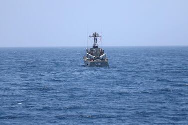 An Iranian navy vessel is seen during war games in the Indian Ocean earlier this month. Reuters