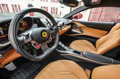 The 812 Superfast is the first Ferrari to sport electric power steering. Courtesy Ferrari