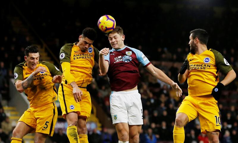 Centre-back: James Tarkowski (Burnley) – Not merely for the goal that went in off his stomach. Tarkowski excelled in a rearguard action to get Burnley a clean sheet. Reuters