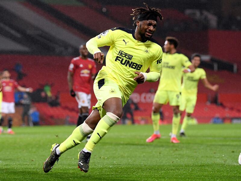 Allan Saint-Maximin - 7: Had been kept relatively quiet until 35th minutes when his dipping shot was tipped over by De Gea but made no mistake a minute later when his first-time half-volley flew into roof of net. Drove shot straight at De Gea just after break. Newcastle will need to keep Frenchman fit for what looks set to be tense relegation battle. PA