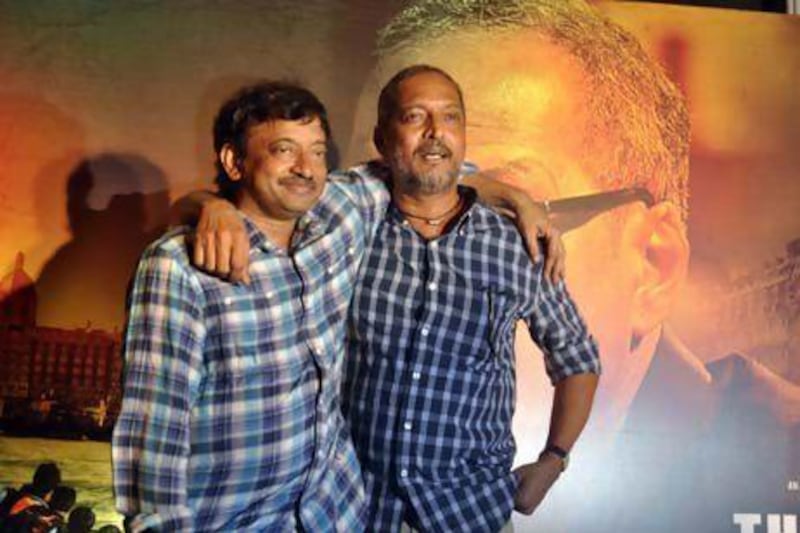 Nana Patekar and Ram Gopal Varma. Sandeep Mahankal / IANS