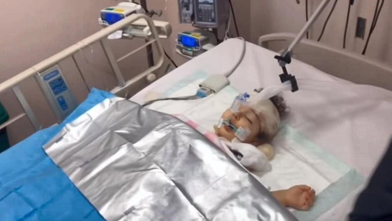 Leen Farghali has almost fully recovered after falling from the 10th floor of an apartment block in Ras Al Khaimah last month.     