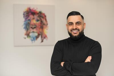Hasib Khan, founder and chief executive of Udrive, is inspired by his father who had to start business from scratch in Germany after fleeing the war in Afghanistan. Courtesy Hasib Khan