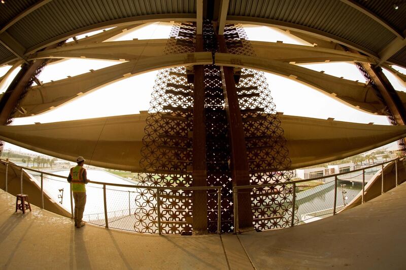 The Basra international stadium in Iraq. AFP