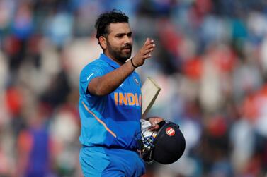 India opener Rohit Sharma scored a match-winning century against South Africa on Wednesday. Paul Childs / Reuters