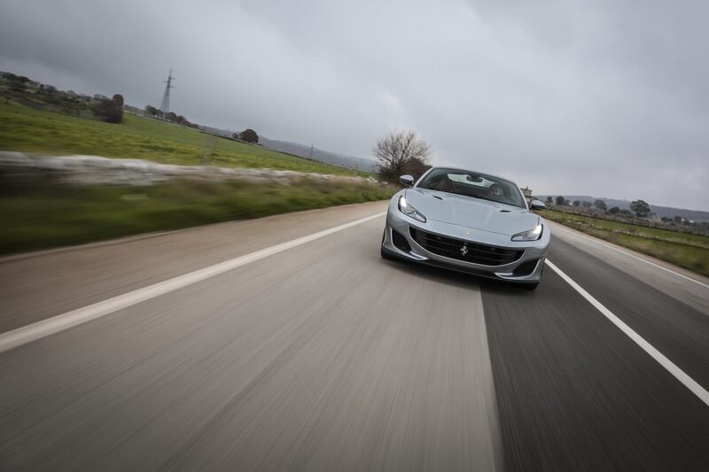 The Portofino has a claimed full-tank range of 740 kilometres. Ferrari