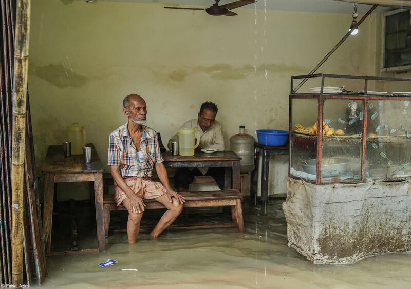 'Flooded Hotel' by Faisal Azim (Bangladesh) - second place in the Politics of Food category