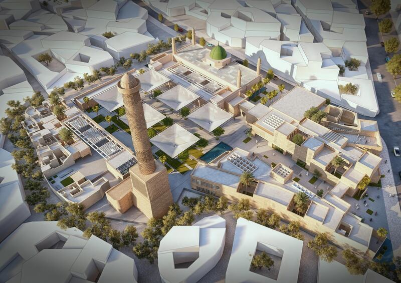 The winning Courtyards Dialogue design was submitted by a team of eight Egytian architects. Unesco