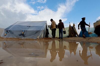 The flooding in Rafah poses another threat: the spread of waterborne diseases. Reuters