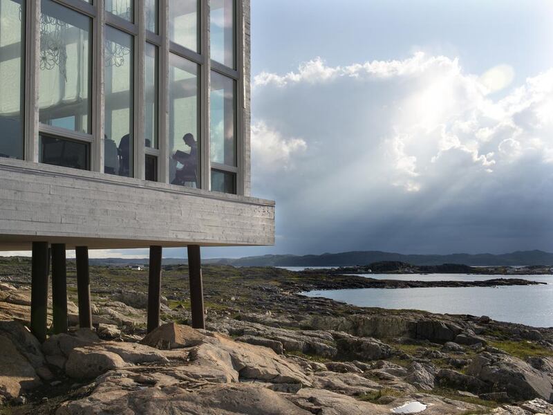 The Fogo Island Inn is an upscale hotel on Canada's east coast, in Newfoundland. Alex Fradkin