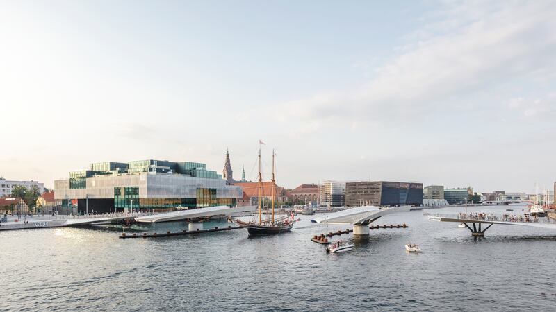 It was designed by WilkinsonEyre and Urban Agency. Photo: Rasmus Hjortshoj / WilkinsonEyre