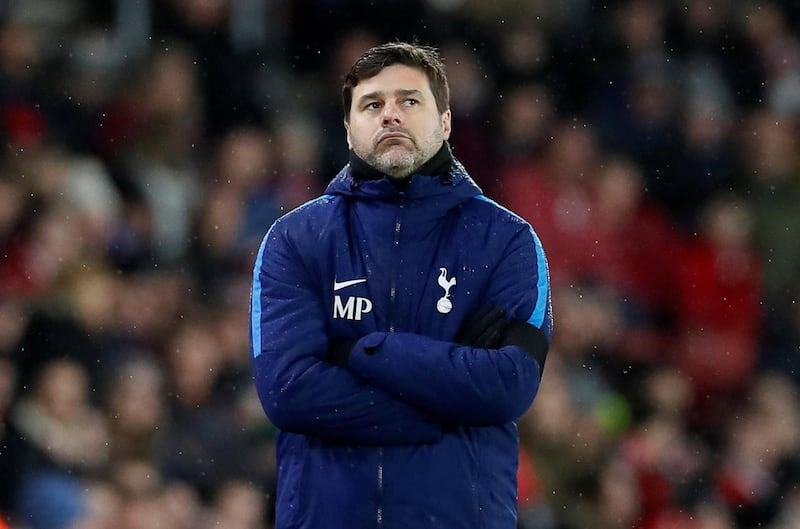 Soccer Football - Premier League - Southampton vs Tottenham Hotspur - St Mary's Stadium, Southampton, Britain - January 21, 2018   Tottenham manager Mauricio Pochettino                REUTERS/David Klein    EDITORIAL USE ONLY. No use with unauthorized audio, video, data, fixture lists, club/league logos or "live" services. Online in-match use limited to 75 images, no video emulation. No use in betting, games or single club/league/player publications.  Please contact your account representative for further details.