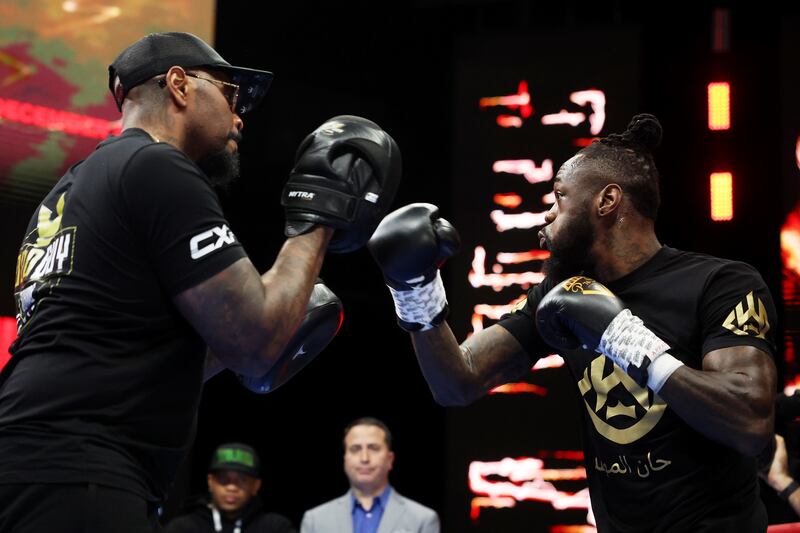 Deontay Wilder takes on another former heavyweight champion Joseph Parker in the co-main event at 'Day of Reckoning' in Saudi Arabia. Getty