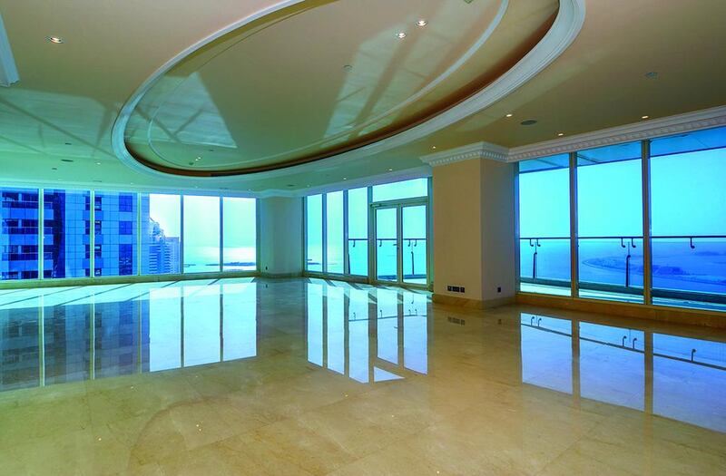 A four bedroom apartment in the Le Reve building in Dubai Marina. Courtesy: The Village Mall, Jumeirah  
