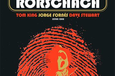 This cover image provided by DC shows 'Rorschach' by writer Tom King. DC via AP