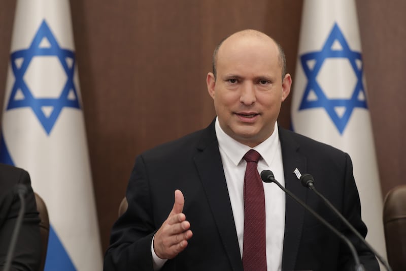 Israeli Prime Minister Naftali Bennett said his country will 'continue to strike those who send terrorists'. EPA