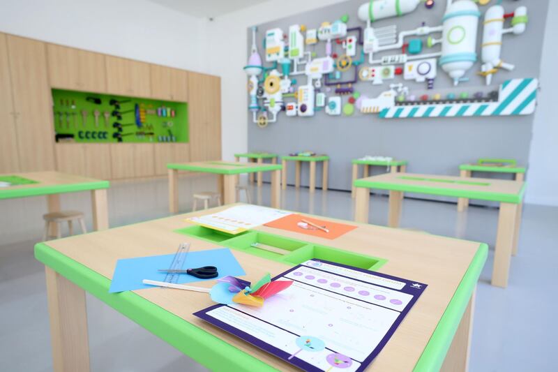 Dubai, United Arab Emirates - Reporter: Janice Rodrigues. Lifestyle. Creator Space. First look inside woo-hoo, a new kidsÕ edutainment museum to open in Al Quoz. Tuesday, October 27th, 2020. Dubai. Chris Whiteoak / The National