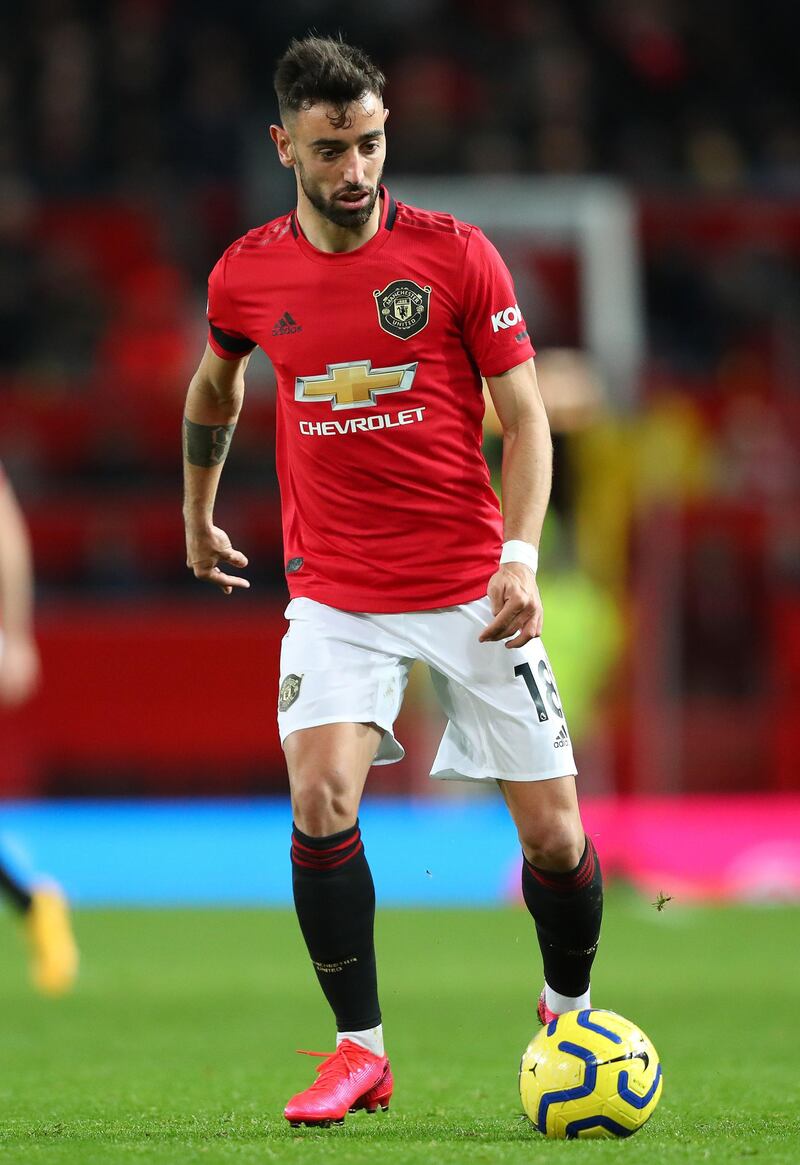 Bruno Fernandes of Manchester United. Getty Images