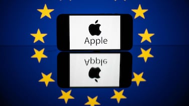 The EU accused the Apple of unfairly shutting out music-streaming rivals on its platforms in handing down the fine. AFP