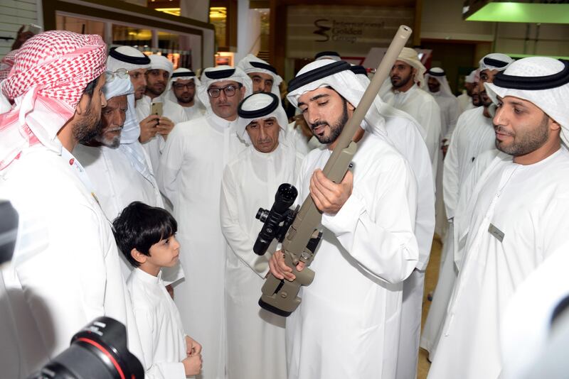 Sheikh Hamdan bin Mohammed, Crown Prince of Dubai, tours Adihex on Friday. Wam