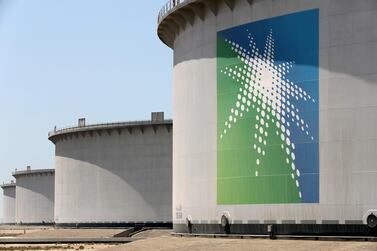 Oil tanks at Saudi Aramco's Ras Tanura oil refinery in Saudi Arabia. Reuters