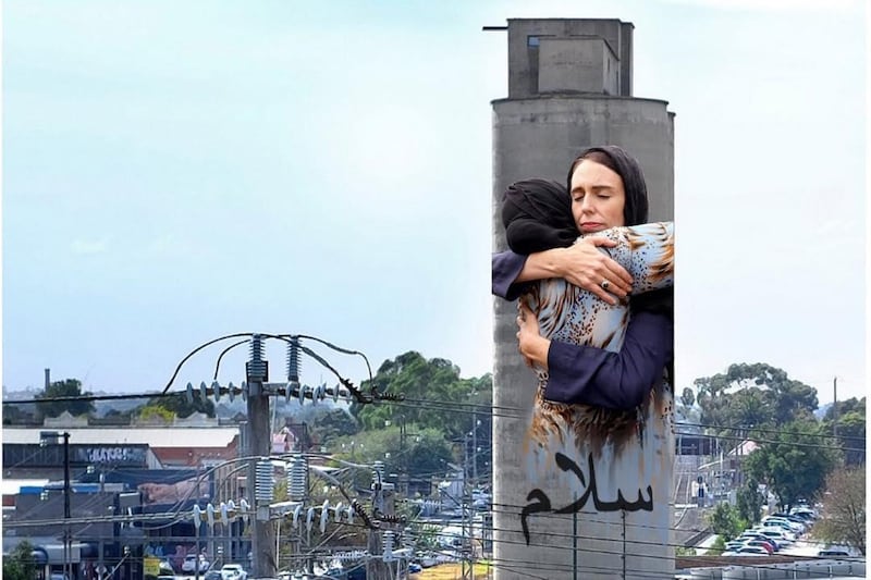 Money has been raised to paint Jacinda Ardern's image on a Melbourne building. Courtesy Go Fund Me 