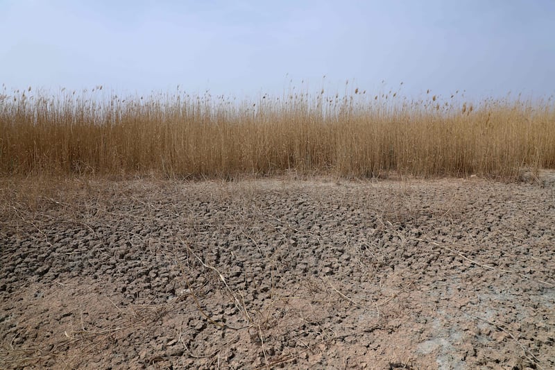 Dry, arid landscape remains. AFP