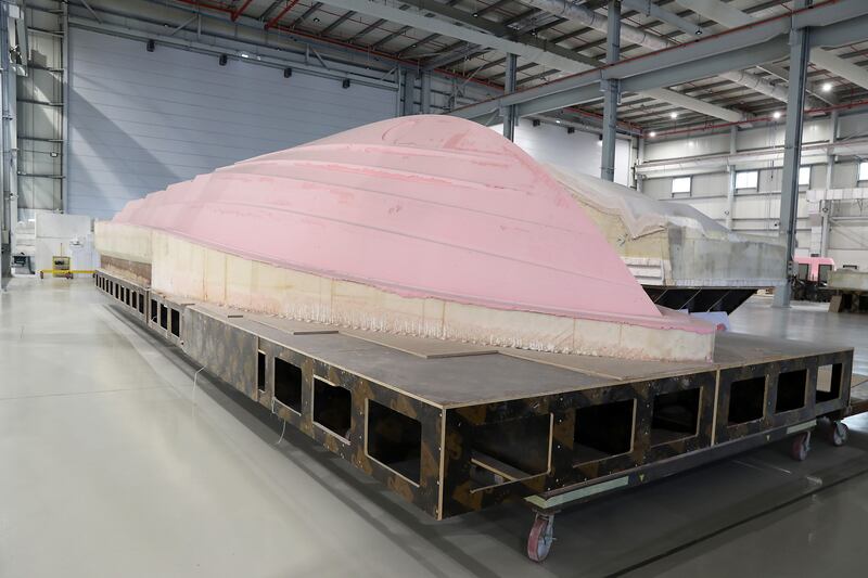 Sunreef's new factory will build 55ft and 70ft twin-hull boats to supply a growing demand in the Middle East and Asia. Pawan Singh / The National