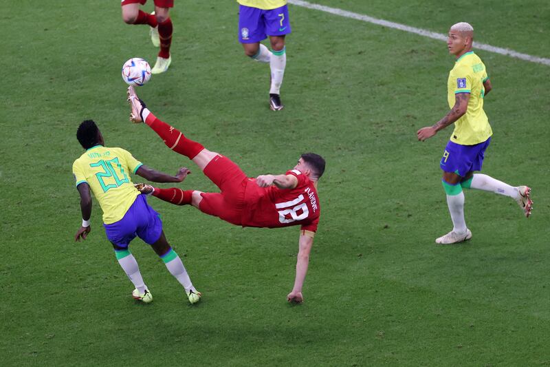 Dušan Vlahović (Mladenović, 66) – 6 The forward provided plenty of energy but like his fellow forward Mitrovic, he struggled to get any real chances. Getty Images