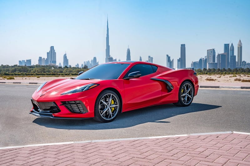 The latest Chevrolet Corvette Stingray says hello to Dubai. Photos courtesy Chevrolet